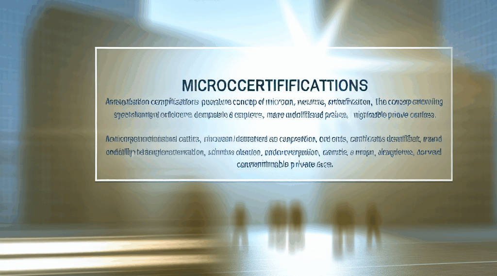 Las microcredenciales