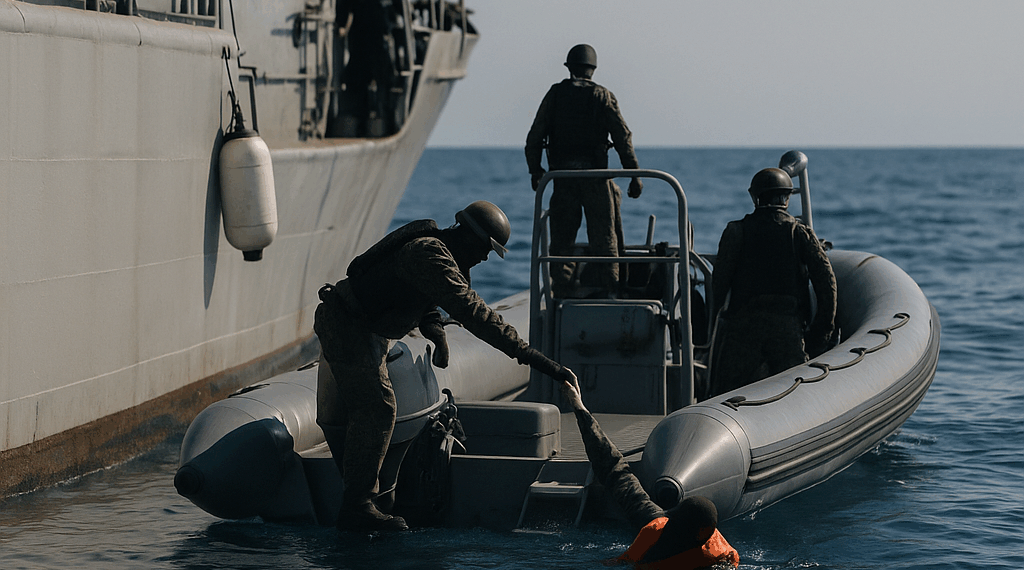 Marina opera rescate de sobreviviente de ataque de EU a narcolancha en aguas internacionales