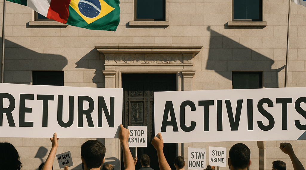 México y Brasil piden repatriación de activistas; Israel promete cumplir