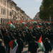 Vídeo. Miles protestan en Udine antes del partido Italia-Israel del Mundial