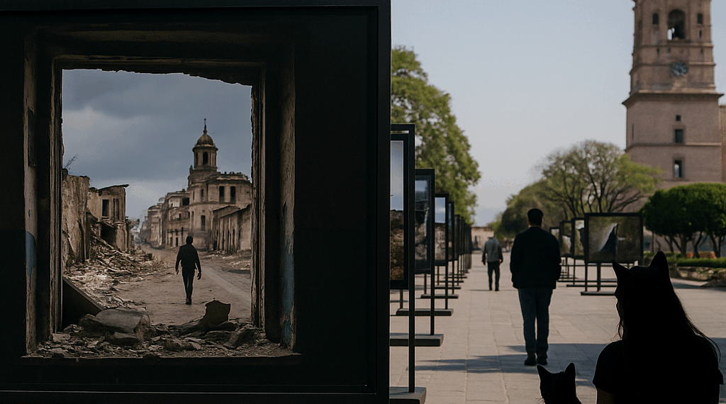 Llega A Morelia "25 Ventanas Al Infierno" Exposición Que Muestra La Crueldad De La Guerra En Palestina - Changoonga.com