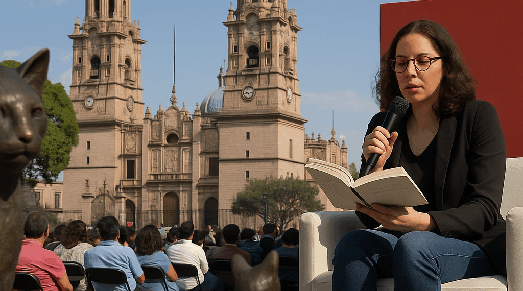 #Morelia La Escritora Andrea Chapela Se Presenta Con Gran Audiencia En La FILLM - Changoonga.com