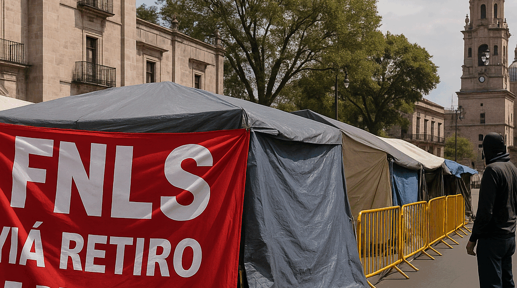 #Morelia Ayto Emplaza Al FNLS Para Que Quite Sus Puestos De Plaza Ocampo Antes Del 12 De Octubre - Changoonga.com