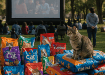 #Morelia Con Peli Al Aire Libre GHAPAD Recauda +200kg De Croquetas Para Sus Peluditos - Changoonga.com