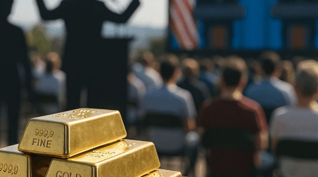 Oro ronda máximos históricos por apuestas sobre tasas e incertidumbre política por shutdown