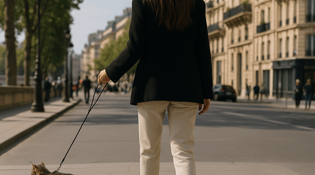 Pantalón beige y botines negros, la clave de estilo con la que Penélope Cruz deslumbra en París