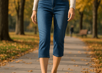 Pantalones capri de mezclilla, la opción más cómoda y elegante para el otoño 2025