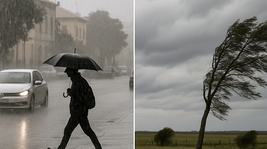 continúan lluvias en el sur y fuertes vientos en norte por frente frío 10