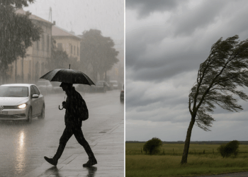 continúan lluvias en el sur y fuertes vientos en norte por frente frío 10