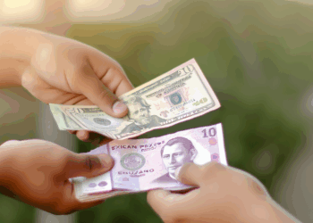 Peso mexicano cae contra el dólar tras datos débiles del PIB local