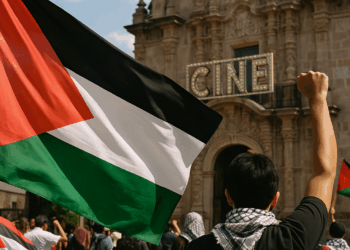 Manifestación Pro Palestina, Llegó A La Alfombra Roja Del 23 Festival De Cine De Morelia - Changoonga.com