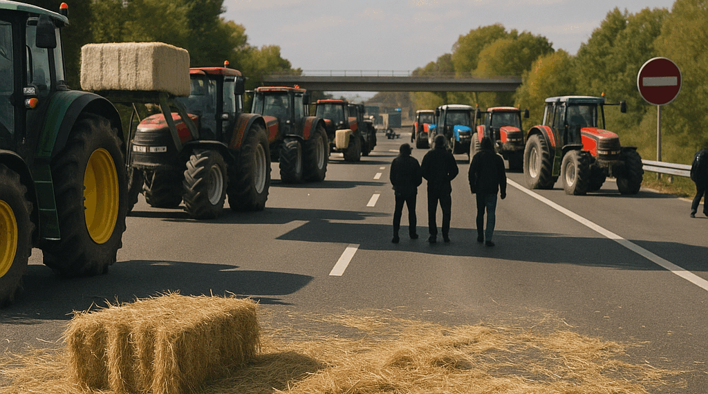 Paro Nacional de Agricultores provoca bloqueos en carreteras hoy 28 de octubre 2025
