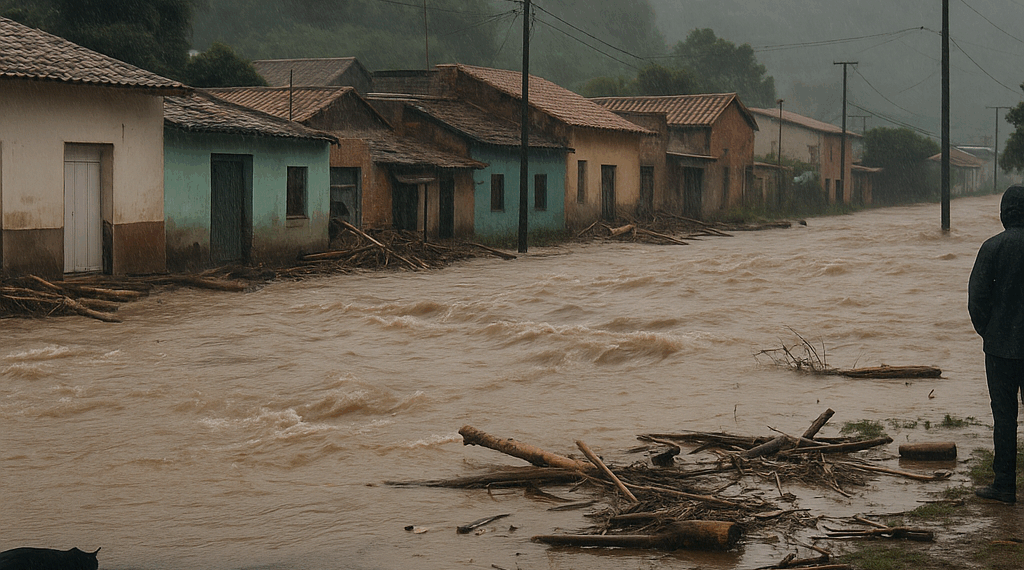 Estados afectados por lluvias y evolución de la tormenta