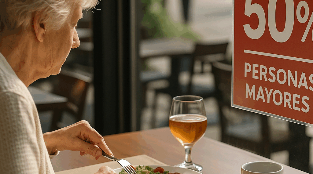 Restaurantes que dan el 50% de descuento a adultos mayores