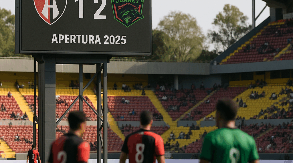 Resumen, resultado y goles Atlas vs Bravos de Juárez Jornada 12 Apertura 2025
