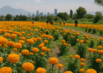 Estos son los 6 estados con campos de cempasúchil más cercanos a la CDMX