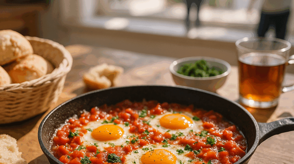 Receta de Shakshuka, el Famoso Desayuno Magrebí