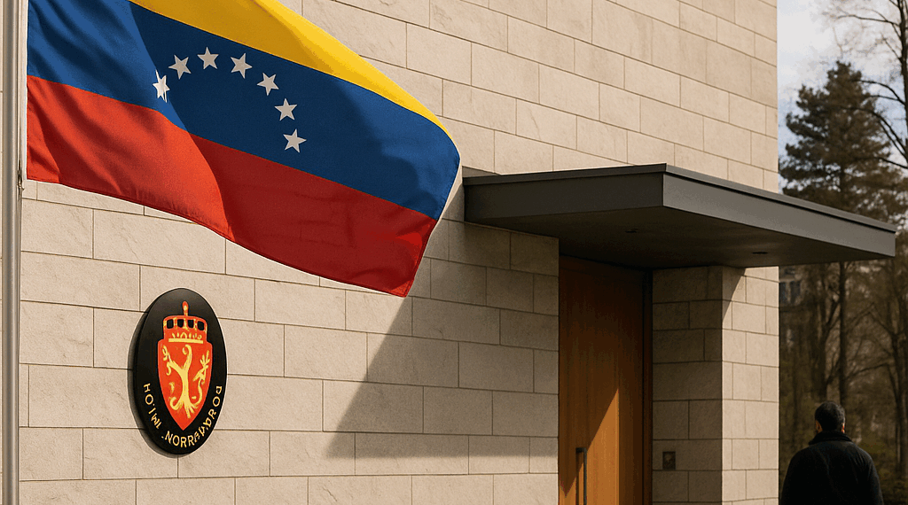 Venezuela cerrará su Embajada en Noruega tras la concesión del Nobel de la Paz a Corina Machado