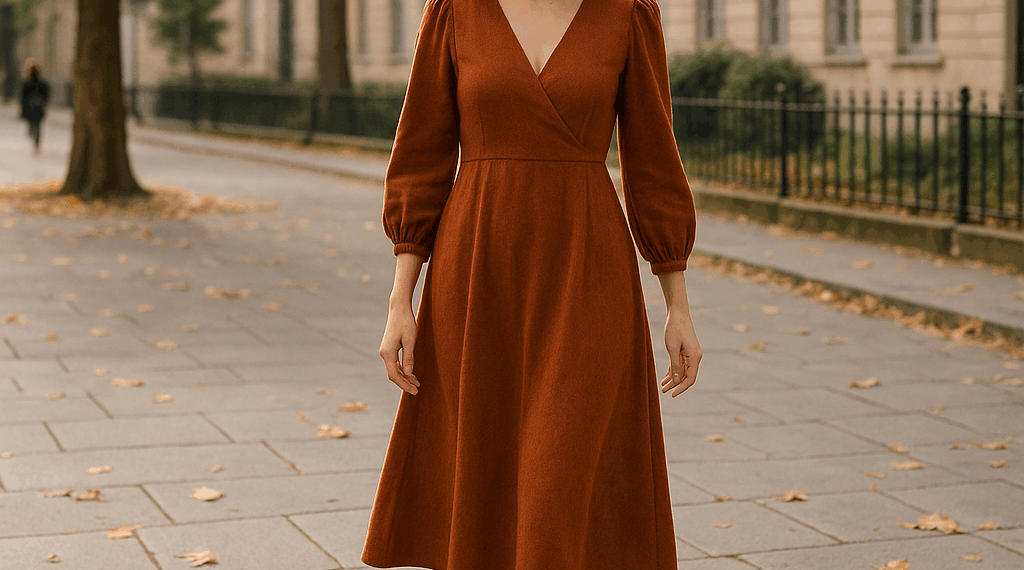Estos vestidos elegantes son perfectos para llevar con zapatos planos todo el otoño 2025