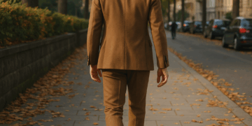 Los tenis blancos se llevan con pantalones elegantes en otoño 2025, según Emily Blunt