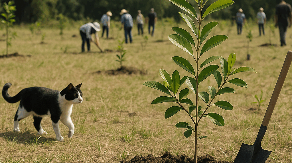 ¡Salvando Al Zapote Prieto! Siembran Más De 400 Arbolitos Para Su Preservación - Changoonga.com