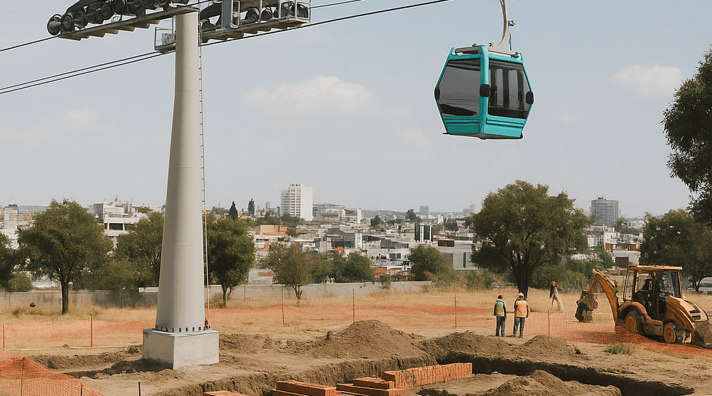 ¿Cuándo inician las obras del Cablebús en Puebla?