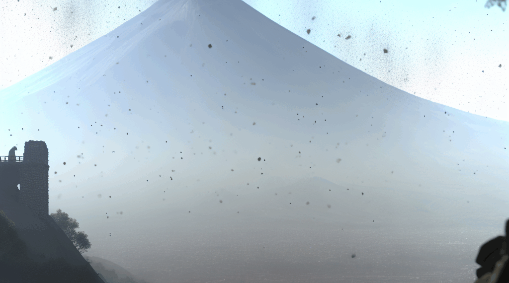 Video de intensa actividad del volcán Popocatépetl y lluvia de ceniza en CDMX