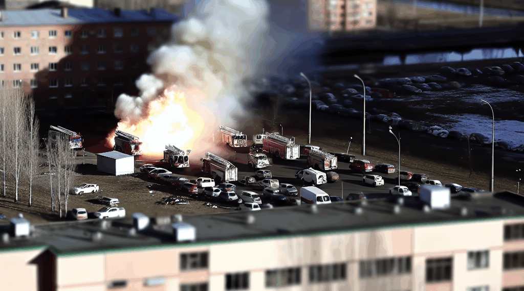 Controlan incendio tras fuerte explosión en zona industrial de Buenos Aires