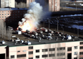 Controlan incendio tras fuerte explosión en zona industrial de Buenos Aires