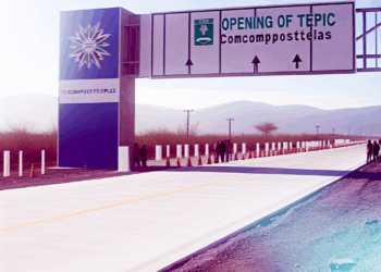 inauguración de la Autopista Tepic-Compostela