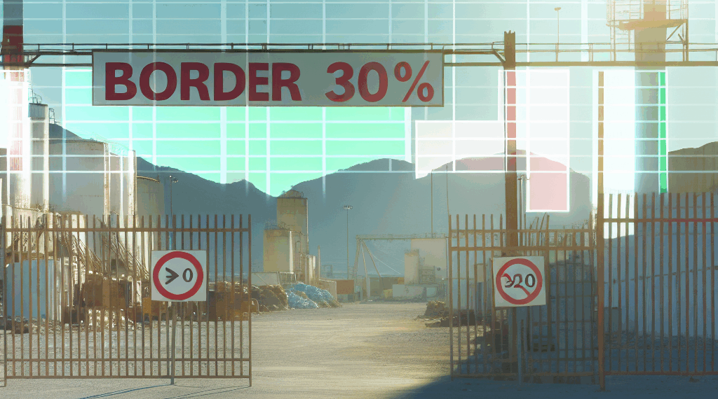 Ocupación de naves industriales cae 30% en la frontera norte de México