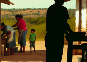 Con trabajo y en la miseria