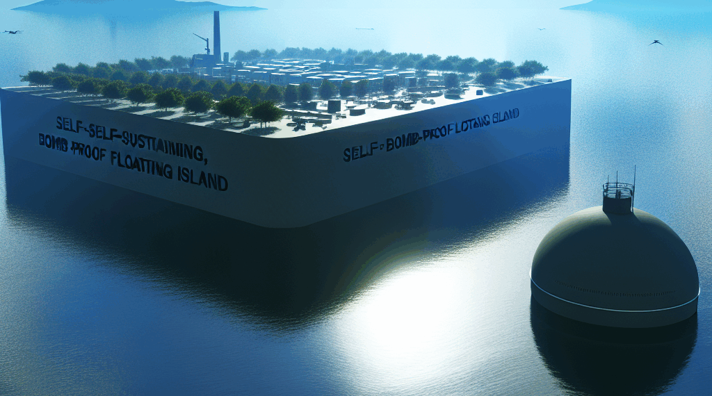 China construye una isla artificial flotante, autosuficiente y resistente a explosiones nucleares