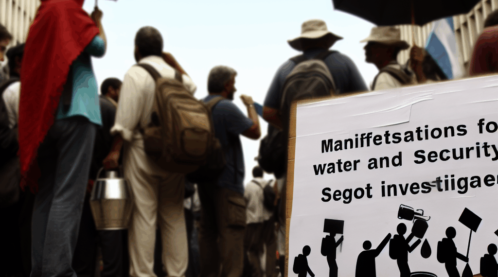 Protestan por agua e inseguridad; Segob señala indagatorias