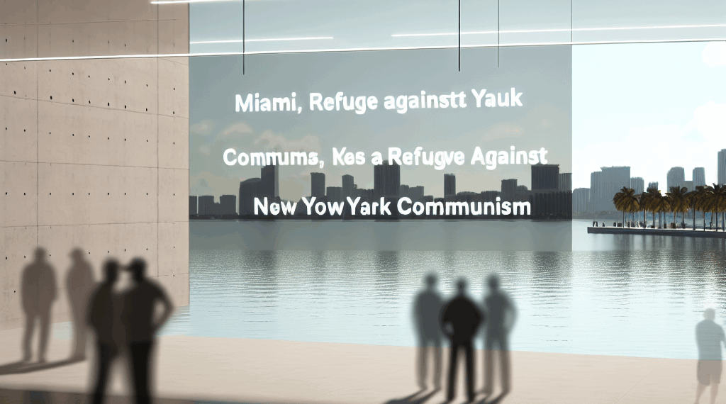 Trump dice que "Miami será un refugio" para "escapar del régimen comunista de Nueva York"