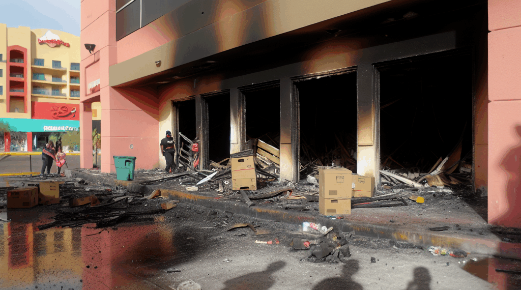 Reportan 23 muertos tras incendio en tienda del centro de Hermosillo
