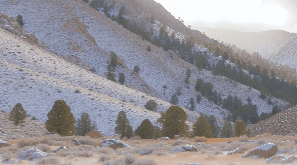 Primera nevada en el Parque Nacional Sierra de San Pedro Mártir en Ensenada