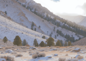Primera nevada en el Parque Nacional Sierra de San Pedro Mártir en Ensenada