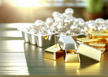 Oro toca máximos de dos semanas; plata abre la semana con alzas de más de 3%