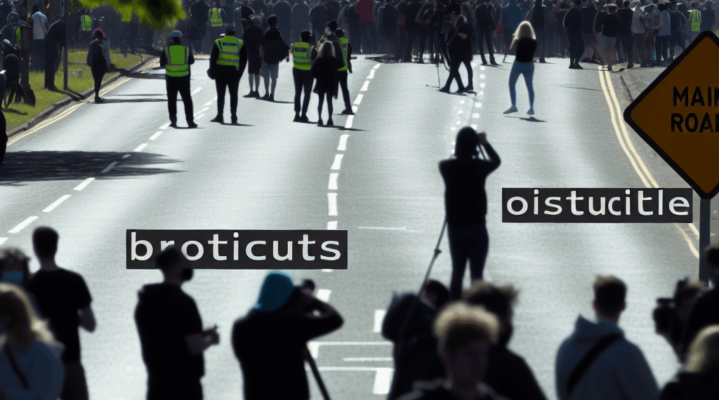 la razón detrás de los bloqueos en las carreteras este 24 de noviembre