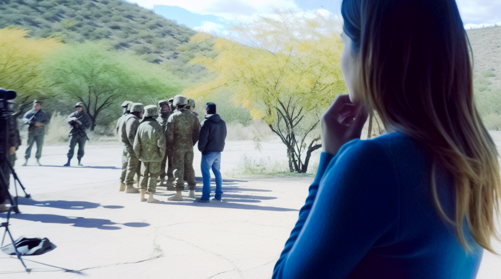 Sheinbaum recorre la base militar de Santa Gertrudis durante su gira de trabajo en Chihuahua