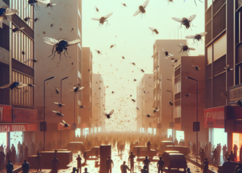 Moscas invaden fraccionamiento Florencia, Tizayuca, Hidalgo