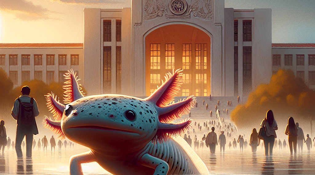 La UNAM localiza ajolote en peligro de extinción