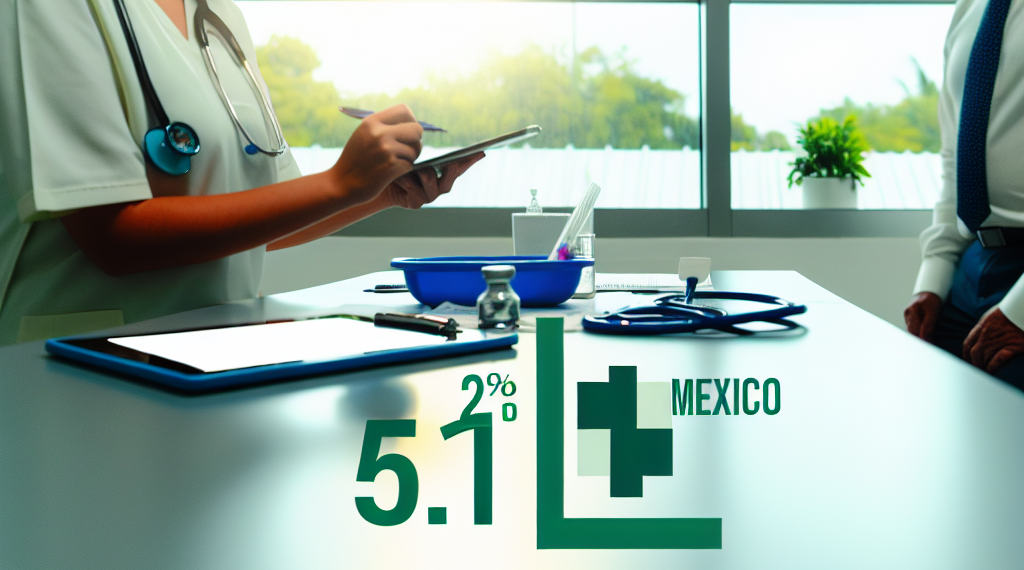 Mexico destina 5.2% del PIB a la salud; 0.9% lo aportan las familias con gasto directo y trabajo