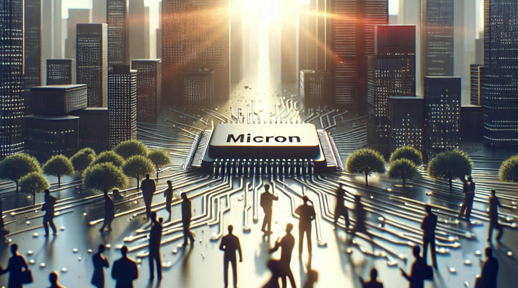 Micron Technology repuntó 10% y subieron empresas de IA