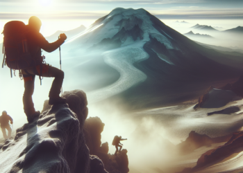 Alpinista sube al Pico de Orizaba y cumple el reto de los 7 volcanes