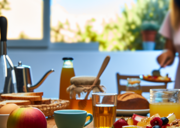 'Crumble' de manzana y natillas contra la vitrina de la valiosa corona imperial británica en la Torre de Londres