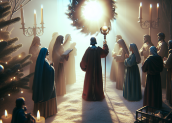 Así fue la primera misa de Navidad del papa León XIV en el Vaticano