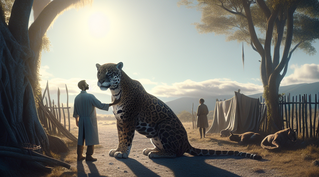 Rescatan a jaguar en domicilio del Estado de México, la especie está en peligro de extinción