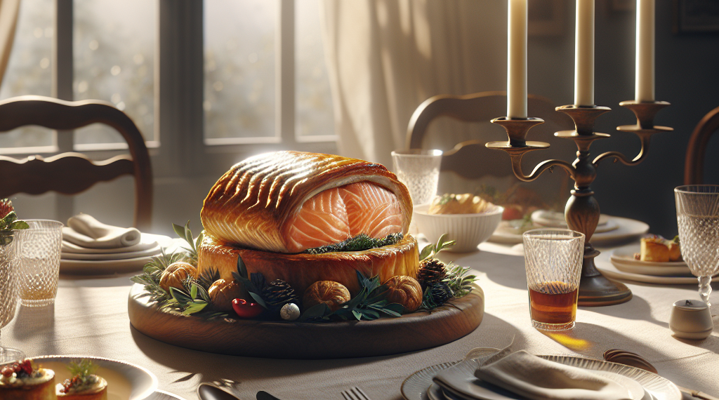 Receta de Wellington de salmón, el plato elegante para la cena de Navidad